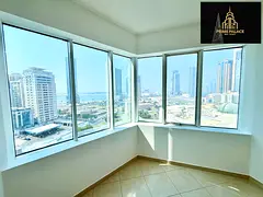 Hot offer specious 2BHK hall with Gym Swimming Pool free sea view big windows glass  wardrobes