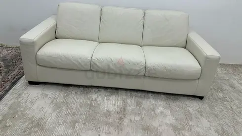 Natuzzi leather sofabed