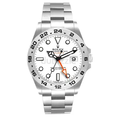 Rolex Explorer II Stainless Steel Mens Watch - White Dial (Date)