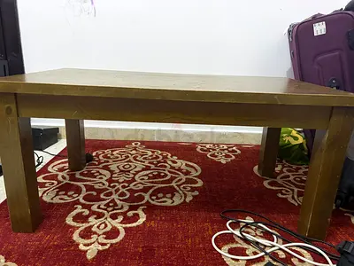 Solid Wood Coffee Table - Simple Design, Good Condition