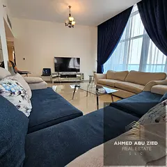 Super Deluxe 2 Bedroom Apartment in Al Waha Tower 2 Ajman Creek View Including Utilities Internet Pa