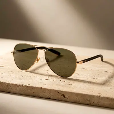 NUMI,Paris,Sunglasses,Male,Aviator,Metal,Gold,Brown,Tint,UVProtected,HDP2102,59-14,FreeDelivery