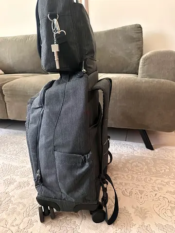 Kipling trolley backpack with lunchbox