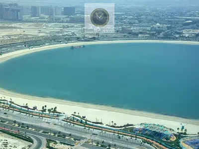 Annual Rent in Al Mamzar Sharjah 2 Master Bedrooms and Living Room Storage Room Spacious Layout Gym Swimming Pool Free Parking Sea View Prime Location