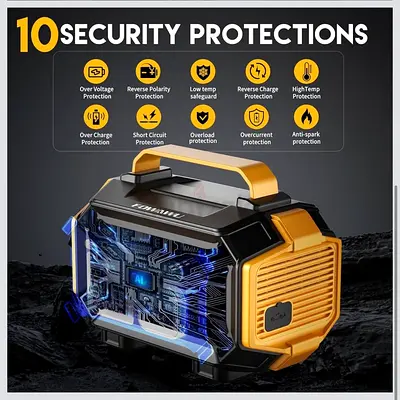 Portable Power Station , Jump Starter with Air Compressor, Car Battery Jumper Starter Power Bank