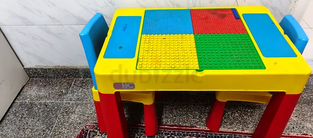 Childrens Multi-Activity Play Table with Two Chairs