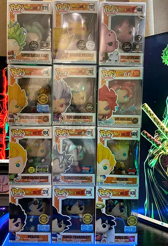 DRAGON BALL LOT CHASES AND EXCLUSIVES FUNKO
