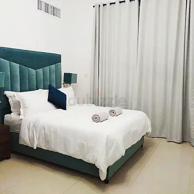 Master bedroom in luxury duplex penthouse, Dubai Marina
