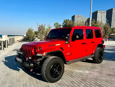 Wrangler Unlimited Sahara-GCC-V6-3.6L-Jeepers Edition-Full Service H -Under Warranty-Zero Accidents