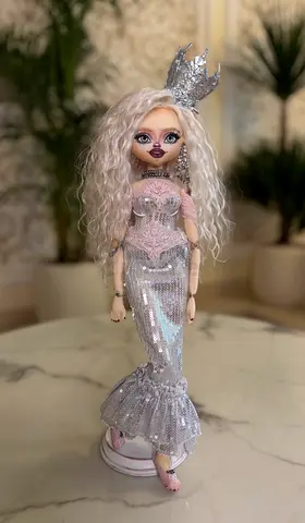 Gemini Zodiac Talisman Doll – OOAK Handmade Art Doll