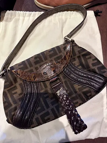FENDI ZUCCA FF SPY MINI VINTAGE BAG