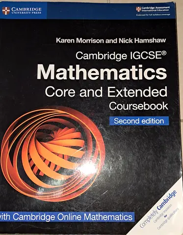 Cambridge IGCSE Core and Extended Mathematics Course book 2nd edition