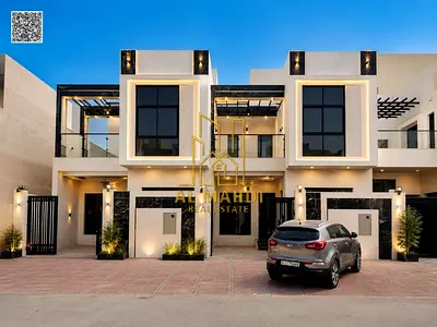 A 4-bedroom villa with a rooftop terrace, close to all amenities and a garden, is available for sale at a price including registration fees.