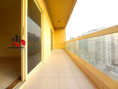 MONTHLY PAYMENTS ( 12 CHEQUES ) - SPACIOUS 1BHK WITH BIG BALCONY - RENT 57K - OPEN VIEW - KID'S PLAY AREA + GYM + SWIMMING POOL + CAR PARKING FREE