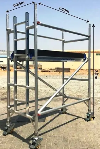 Aluminum scaffolding used and new both for sale available