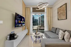 Fully Furnished 1BR in Vera | Burj Khalifa View | Ready to Move | 7,000 AED Monthly
