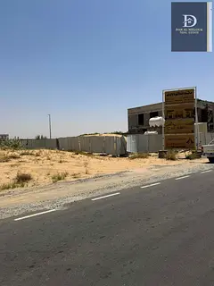 For Sale in Sharjah, Al Hooshi Area Residential Land Area: 10,000 sq ft Land on Two Streets