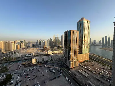 🏡 للبيع شقة غرفتين وصالة في برج الروز | إطلالة مفتوحة بالكامل