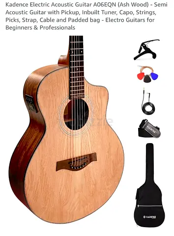 Kadence Electric Acoustic Guitar