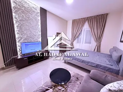For monthly rent > Studio Al Majaz 3, opposite Al Safia Park