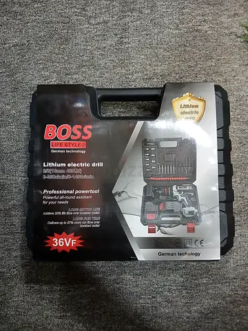 BOSS Cordless Drill Set + Mini Ratchet Set
