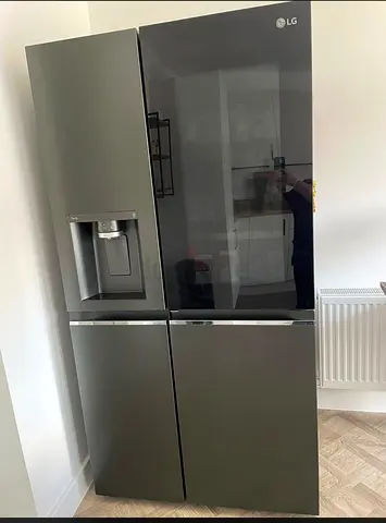 LG insta view side by side refrigerator , latest model , with water dispancer same and ice maker