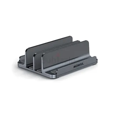 Mowsil Laptop Vertical Stand 4 Slot Alluminum Alloy
