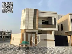 United Arab Emirates City of Ajman Al Bahya Plan. The villas are 280 sqm land area Stone facade (Gro