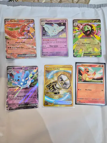 Lot of 6 Pokémon Holo/EX Cards - Great Condition