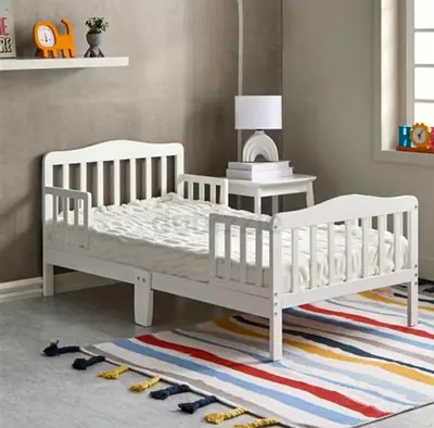 Home Centre white toddler bed 70 x 130 cm