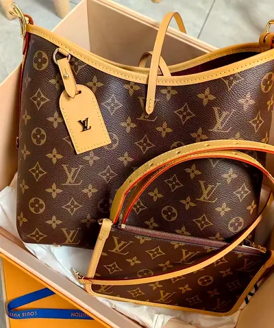 lv carryall bag have box rceipt dustbag