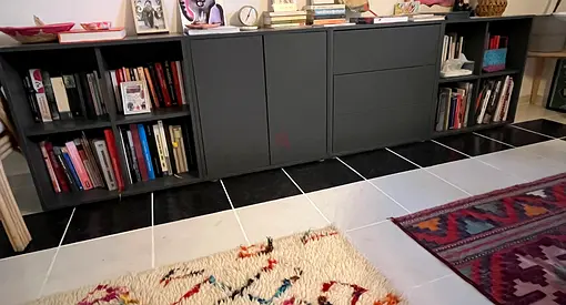Storage Cabinet Bookshelves in like new condition / IKEA EKET