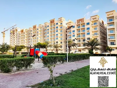 First occupancy apartment for rent in Al Amira Village, one bedroom and hall for 35,000 AED in 4 installments with cheque security deposit. Prime loca