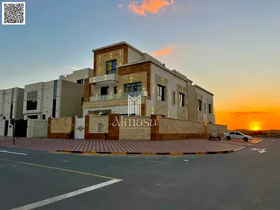 Luxury Corner Villa on Two Streets in Al Zahya – Ajman | Full Stone Facade | Registration Fees Included | Freehold & Bank Financing Available