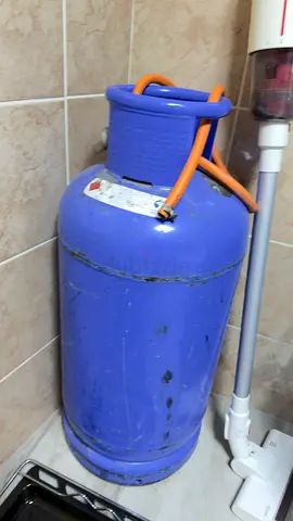Used LPG Gas Cylinder with Hose - Good Working Condition
