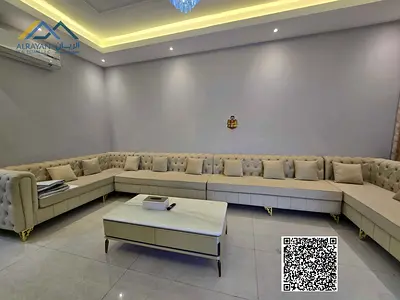Villa for rent in Al Yasmin, fully furnished, opposite Al Rahmaniya, Sharjah. Prime location. The villa is close to the mosque and all government faci