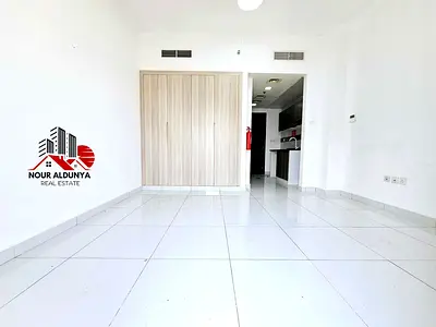 ( MONTHLY PAYMENTS )12 CHEQUES - SPACIOUS STUDIO WITH BALCONY AVAILABLE FOR FAMILY - RENT 36K - CAR PARKING + GYM FREE