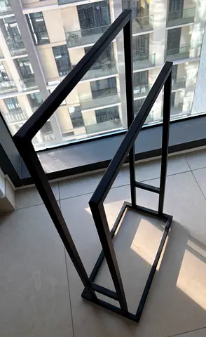 Free Standing 2 Tier Towel Rack-  Stainless Steel