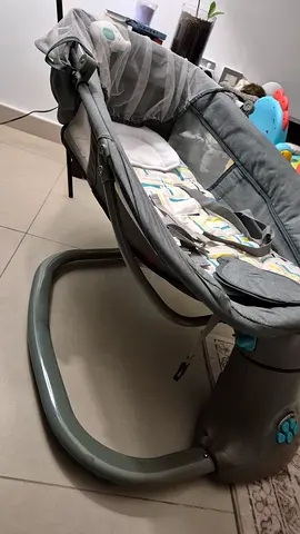 Light grey electric baby bassinet/rocker with canopy - excellent condition.  Hardly used.