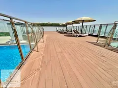 ** SEAFRONT LUXURIOUS-2BHK PRIME LOCATION WITH GYM POOL BALCONY COVERED PARKING **