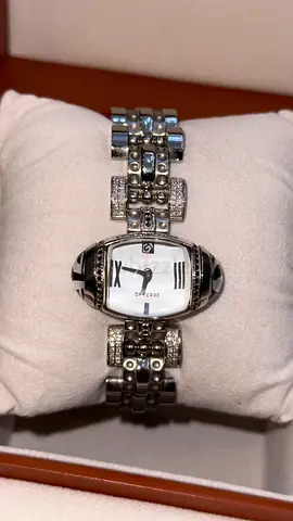 Gianfranco Ferre Diamond Studded Oval Watch (Brand New/Stored)