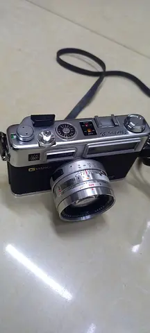 Vintage Yashica Electro-35 legendary series of 35mm lens rangefinder camera (introduced in 1966)