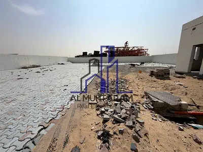 Brand new open yard available with office inter lock in sajja