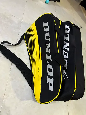 Dunlop Club Series Tennis Racket Bag – Black/Yellow