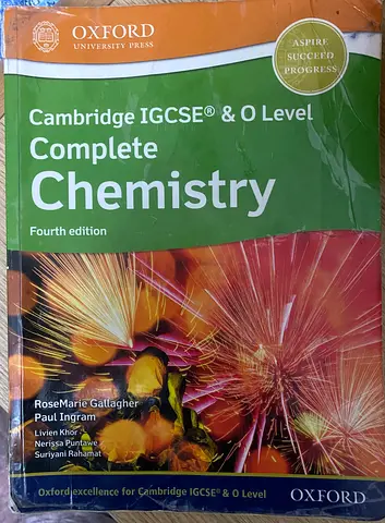 Cambridge IGCSE  O Level Complete Chemistry (4th Edition)