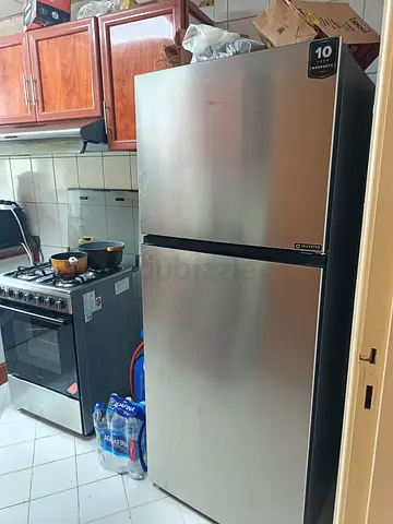 Double Door Refrigerator - Good Condition, 10-Year Compressor Warranty