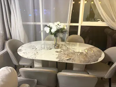 Dining table with chairs