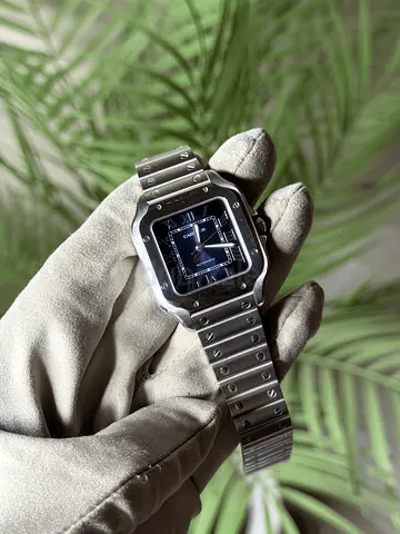 Cartier Santos Blue Dial 2024 Medium