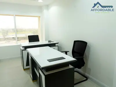 80 Sq Ft Premium Office Space in Business Center, Fully Furnished
