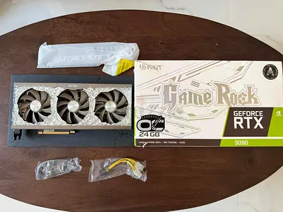 Palit NVIDIA RTX 3090 GameRock OC 24GB – Full Box Included